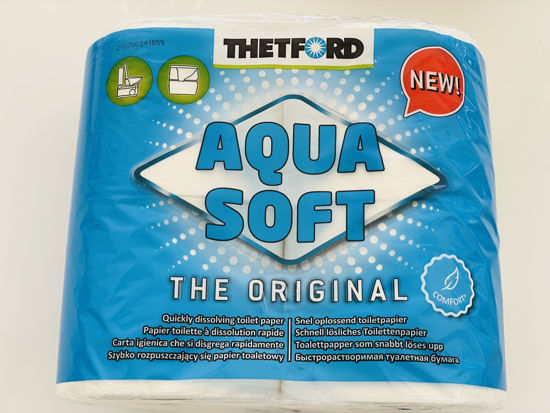 Obrazek Papier toaletowy do toalet chemicznych 4 sztuki Aqua Soft Thetford